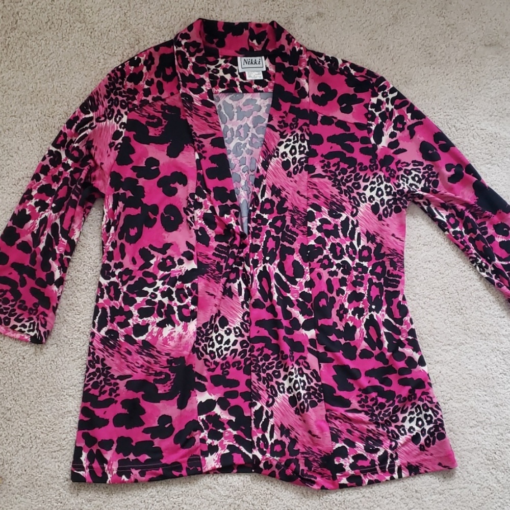 Leopard Print Blazer